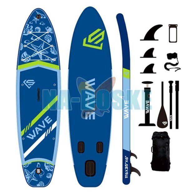 Серфинг доска с веслом Wave Starfish Blue 11'6